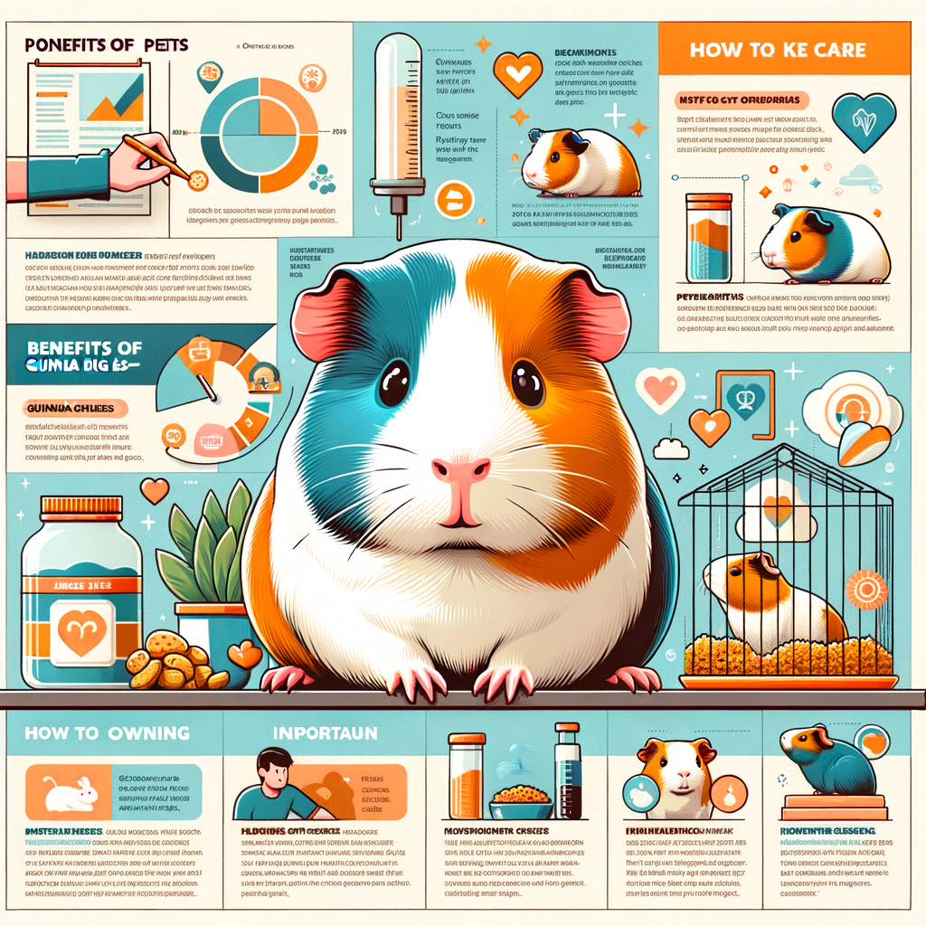 Infographic illustrating the recognition and benefits of keeping Guinea Pigs as pets, highlighting pet Guinea Pig care, domestic Guinea Pig status, and the importance of caring for pet Guinea Pigs in homes.