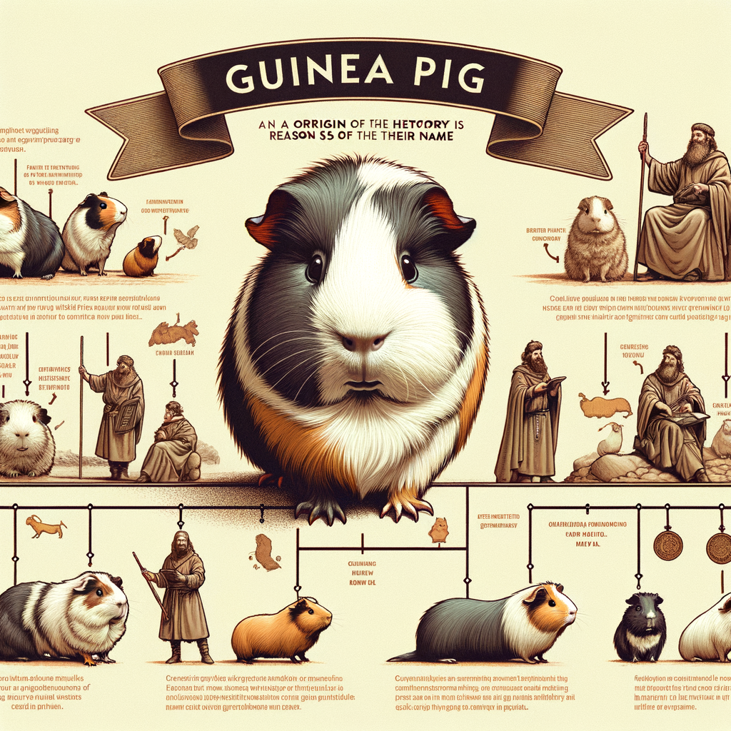 Infographic detailing Guinea Pigs name origin, etymology, and history, explaining why Guinea Pigs are called so and the significance of their name in different cultures.
